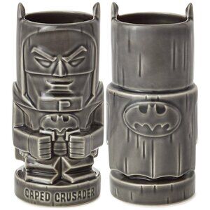 New! Batman Tiki Mug Glazed Ceramic DC Comics Superhero Caped Crusader